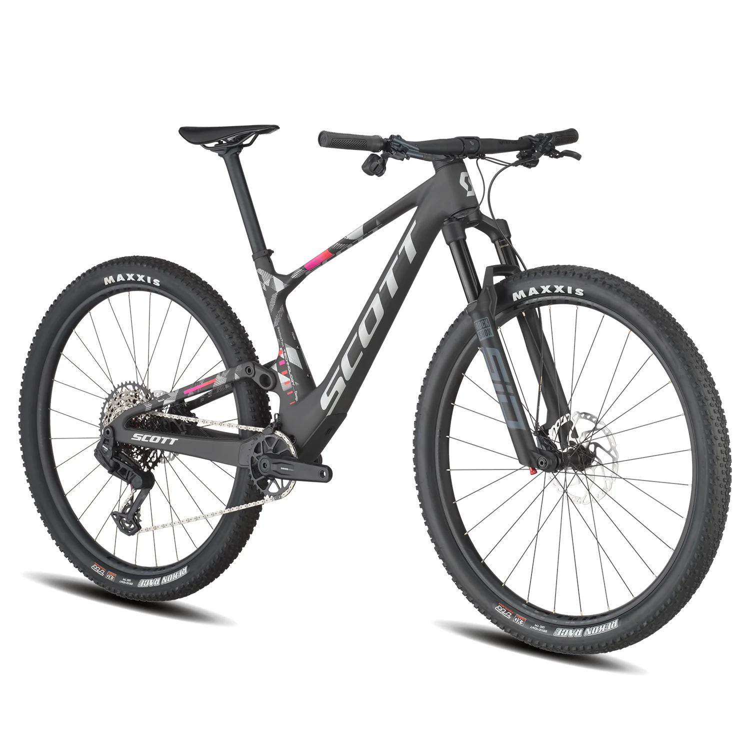 Bicicleta Scott Spark RC Team Sram AXS 12V. H. RockSHox SID carbon black - Imagen 2