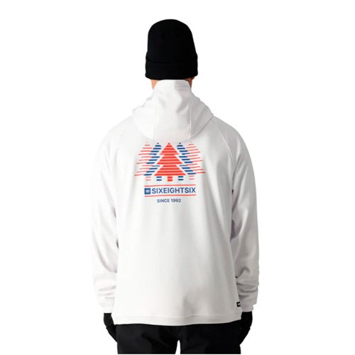 Sudadera de snowboard 686 Bonded White - Imagen 3