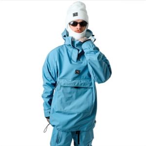 Chaqueta de snowboard Brethren Access Anorak Blue