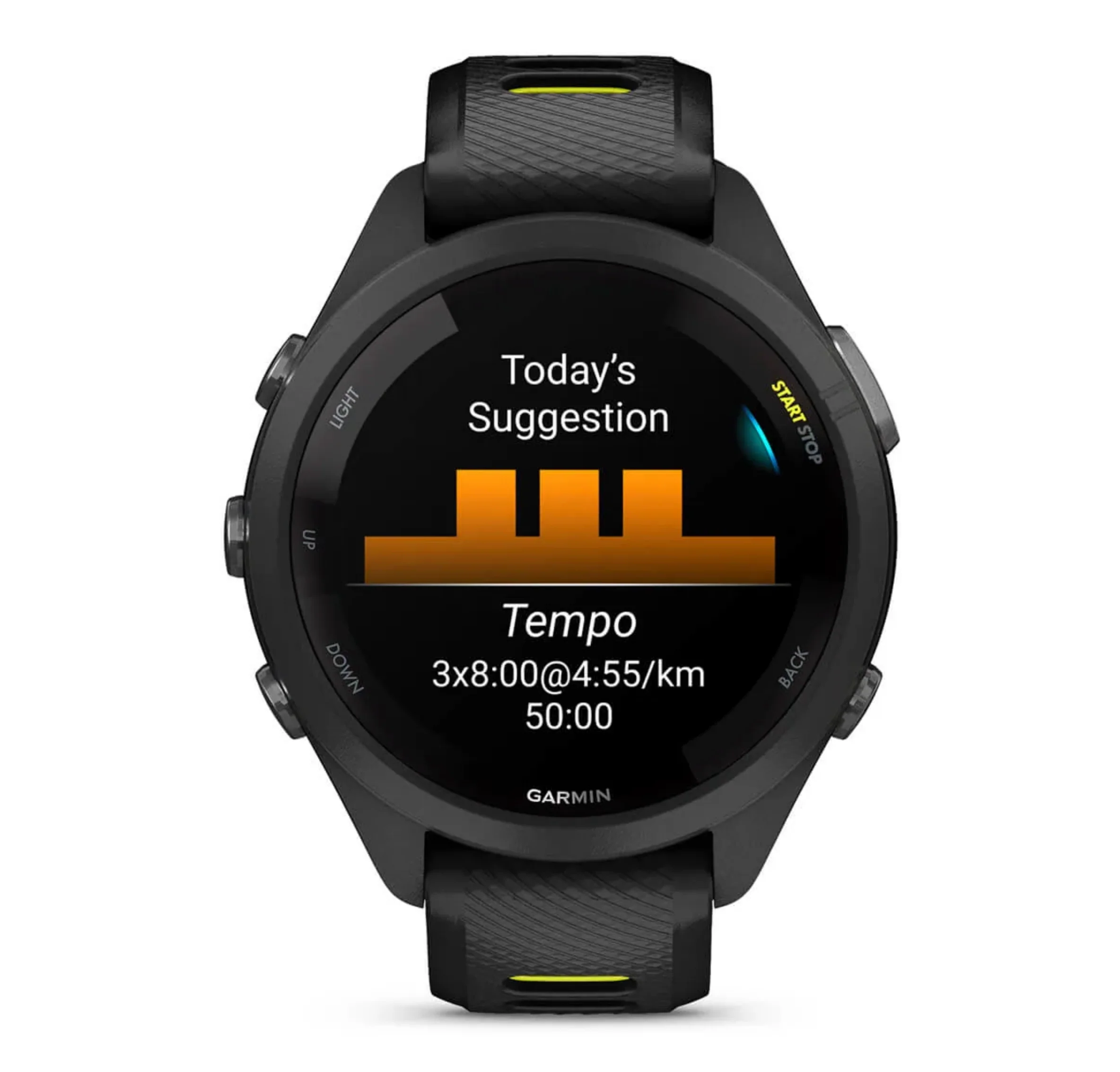 Reloj Garmin Inteligente GPS Forerunner 265 music Negro/Amarillo - Imagen 6