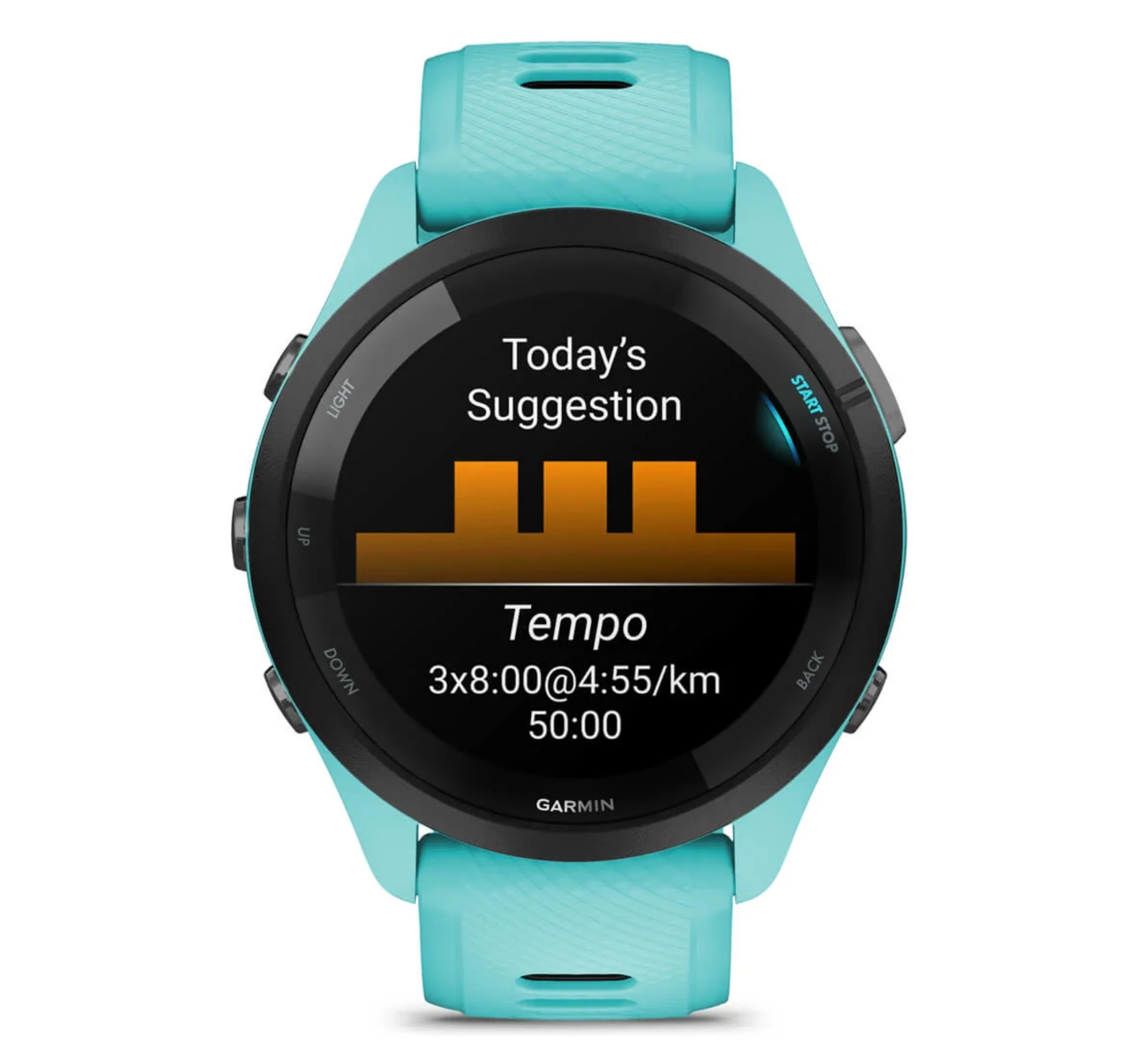 Reloj Garmin Inteligente GPS Forerunner 265 music Aqua - Imagen 3