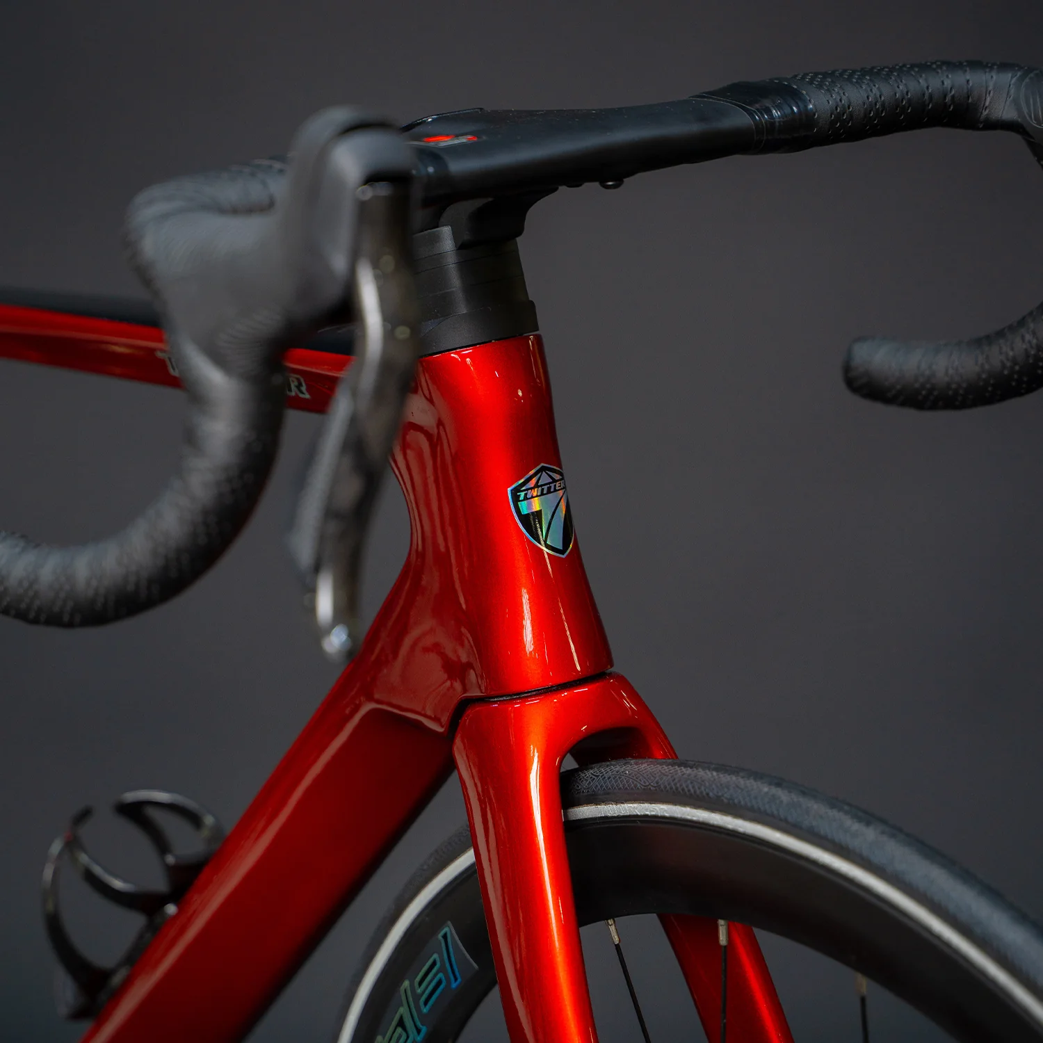 Bicicleta Twitter R12 PRO Carbón con Cambios Electrónicos. Edición Gold Oferta (Aros aluminio) - Imagen 9