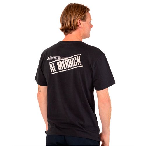 Camiseta Al Merrick Al Stamp Negro - Imagen 3