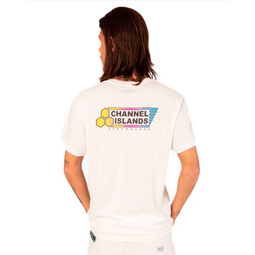 Camiseta Al Merrick Fade Flag Blanco - Imagen 3