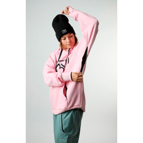 Sudadera de snowboard Brethren M.G Hoodies Rosa - Imagen 3