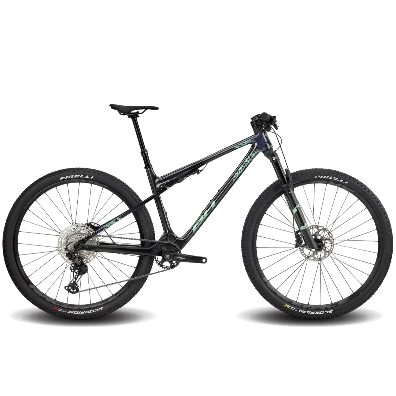 BICICLETA BH LYNX SLS 6.5 CARBON DEORE/XT 12V. H. FOX 34SL AZUL - Imagen 2