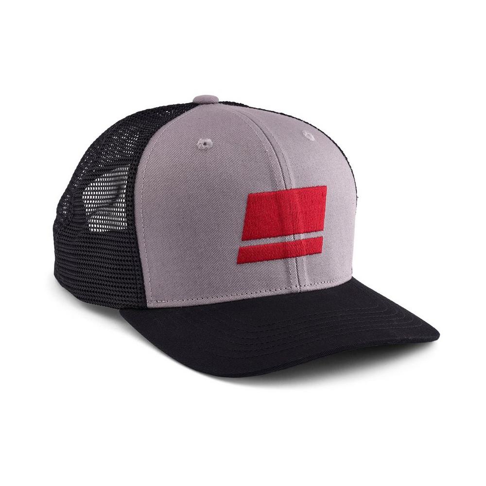 Gorra Abu Garcia Flag Trucker Gris Negro - Imagen 4