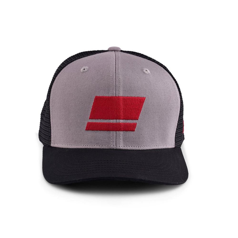 Gorra Abu Garcia Flag Trucker Gris Negro - Imagen 8