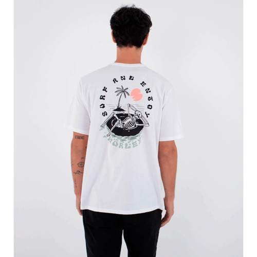 Camiseta Hurley Floatin Blanco - Imagen 3