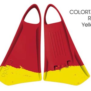 Aletas de Bodyboard Option MK2 Red Yellow